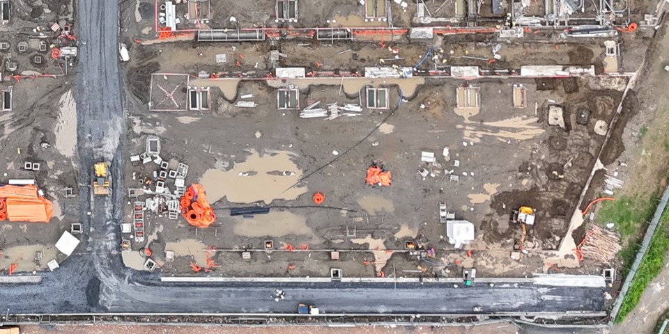 Slider Zone 3: Excavation works are in progress for units C.22 to C.30