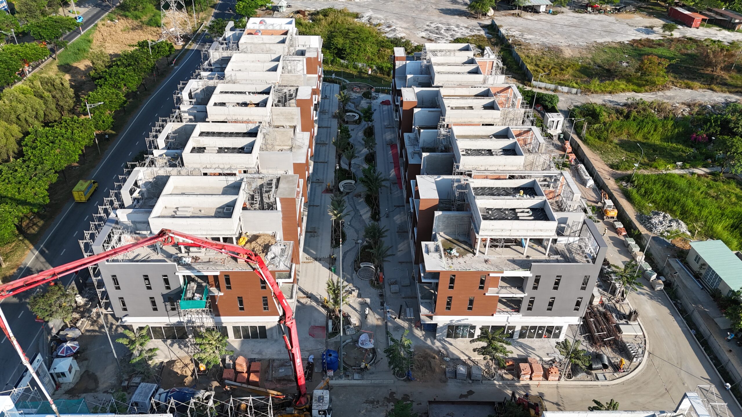 Slider Units C.11 to C.21 and C.22 to C.30 are under external finishing works.